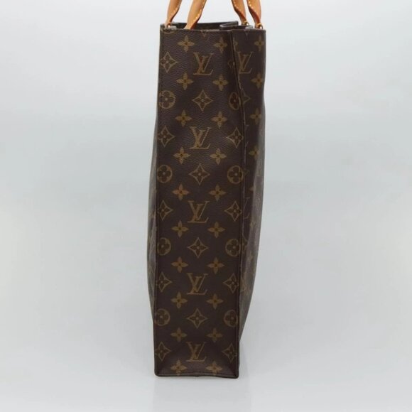 LOUIS VUITTON Monogram Sac Plat Hand Bag M51140 LV Auth 128776 - Picture 3 of 16